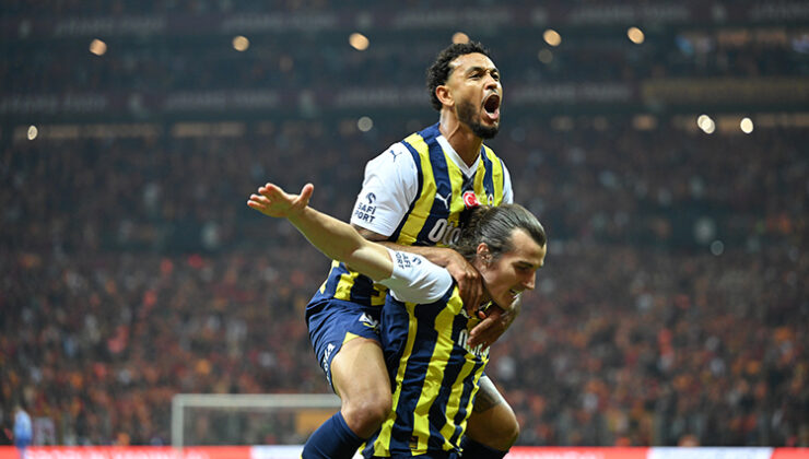 Fenerbahçe, deplasmanda Galatasaray’ı 1-0 mağlup etti.
