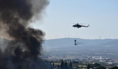 İzmir Kemalpaşa’da yangın