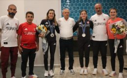 Paris 2024 Olimpiyat Oyunları’nda mücadele eden milli sporcular, yurda döndü