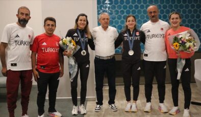 Paris 2024 Olimpiyat Oyunları’nda mücadele eden milli sporcular, yurda döndü