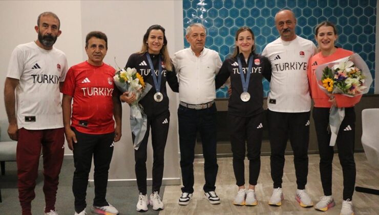 Paris 2024 Olimpiyat Oyunları’nda mücadele eden milli sporcular, yurda döndü