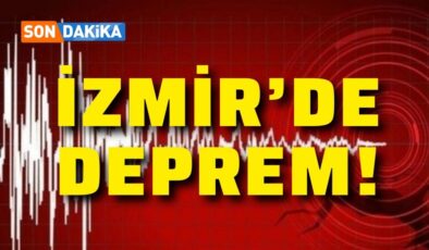 İzmir’de 4 büyüklüğünde deprem!