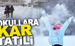 11 il için “sarı” uyarı: 18 ilde Okul tatil,yoğun kar yağışına dikkat !