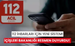 112 Web İhbar Sistemi” devrede