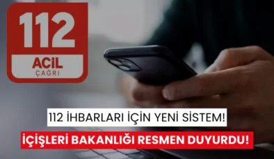 112 Web İhbar Sistemi” devrede