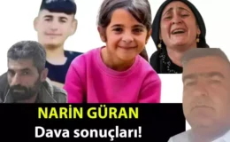 Narin Güran cinayeti davasında karar açıklandı