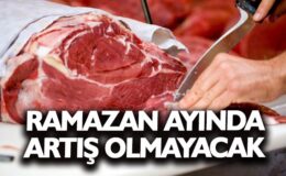 Ramazan öncesi et fiyatlarındaki spekülatif hareketlere yakın takip