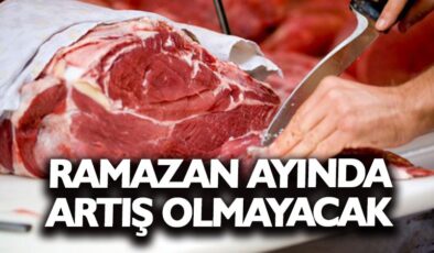 Ramazan öncesi et fiyatlarındaki spekülatif hareketlere yakın takip